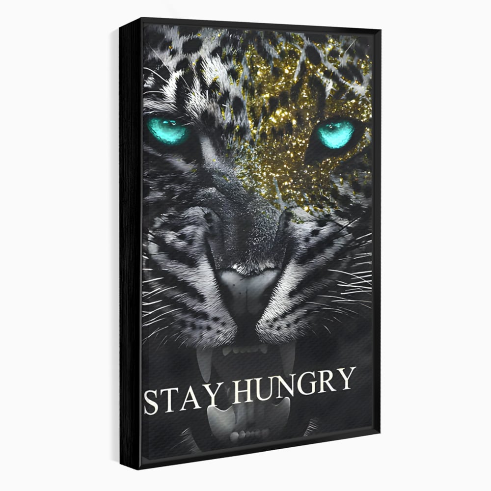 Tablou Canvas Premium LuxCanva® C1125, Scary Lion , Culori, Regele Junglei, Mesaj Motivational, Living Room, Bar, Relaxare, Culori Vibrante