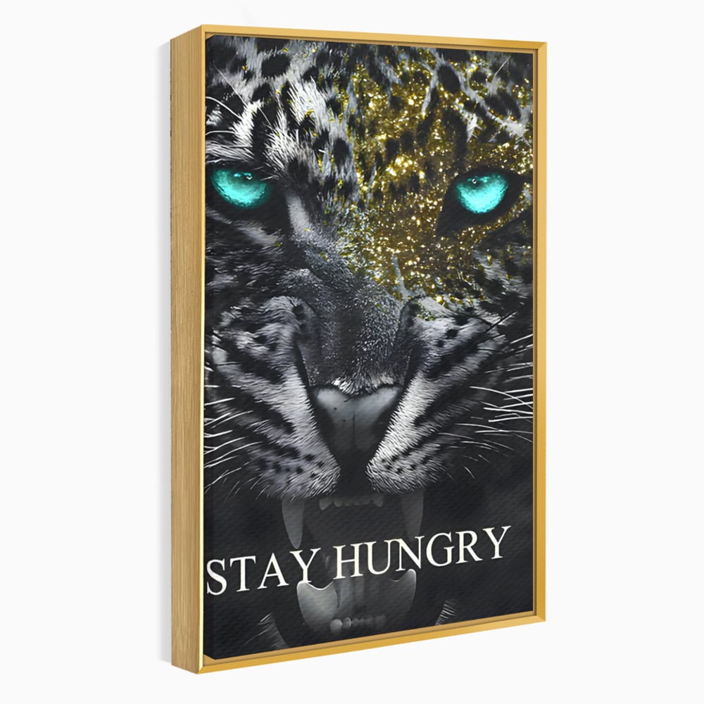 Tablou Canvas Premium LuxCanva® C1125, Scary Lion , Culori, Regele Junglei, Mesaj Motivational, Living Room, Bar, Relaxare, Culori Vibrante