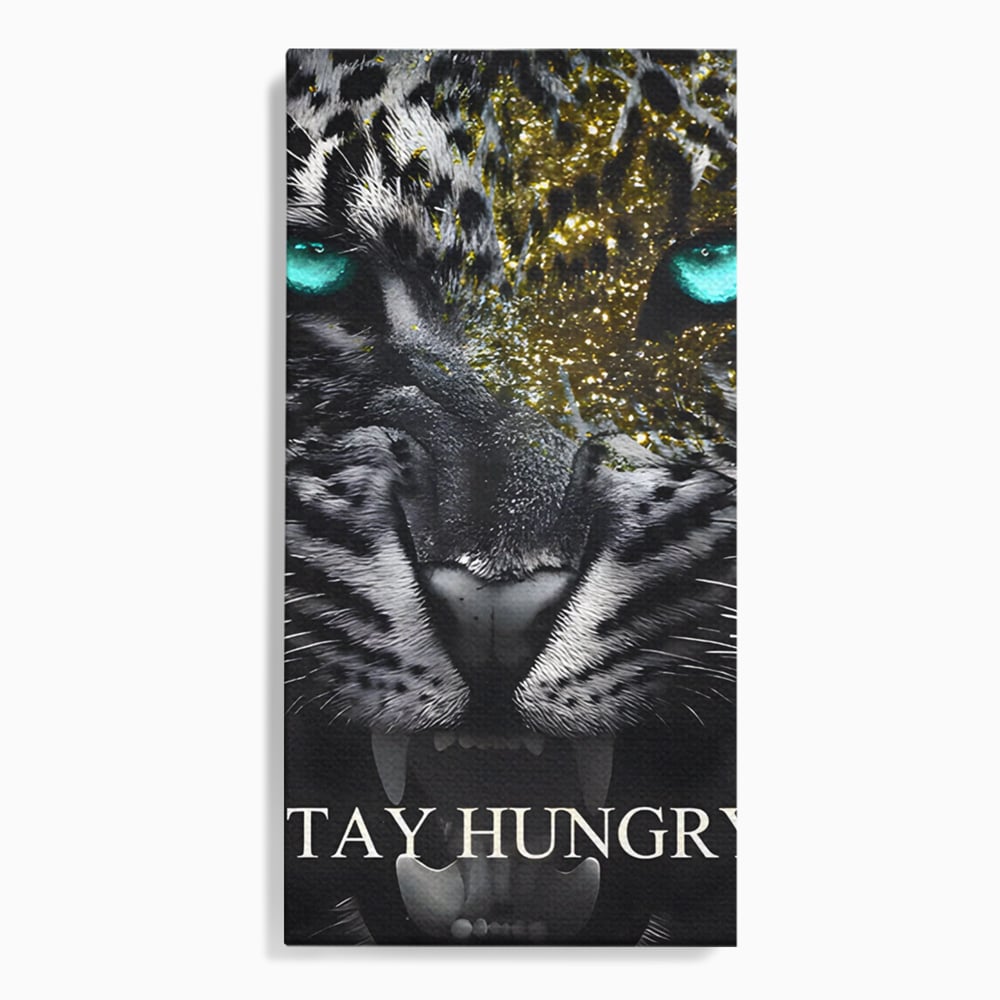 Tablou Canvas Premium LuxCanva® C1125, Scary Lion , Culori, Regele Junglei, Mesaj Motivational, Living Room, Bar, Relaxare, Culori Vibrante