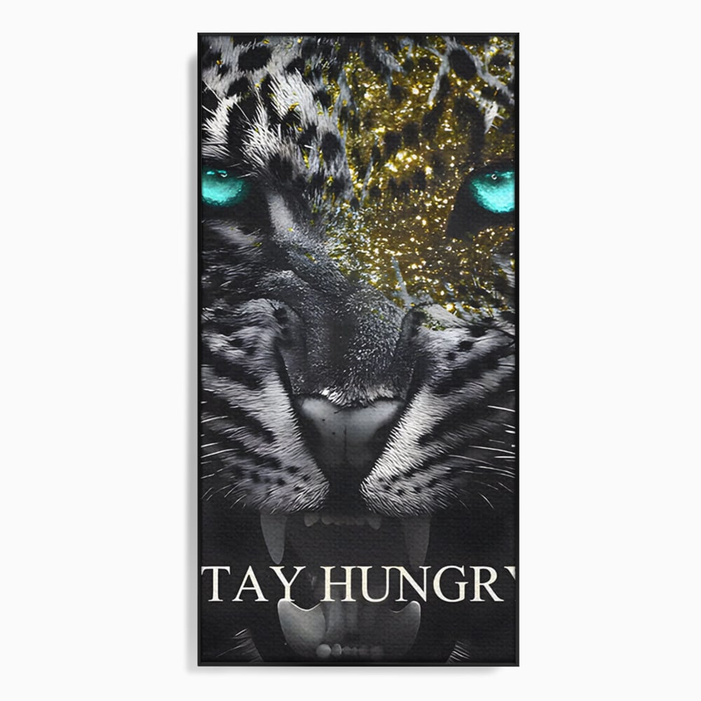 Tablou Canvas Premium LuxCanva® C1125, Scary Lion , Culori, Regele Junglei, Mesaj Motivational, Living Room, Bar, Relaxare, Culori Vibrante