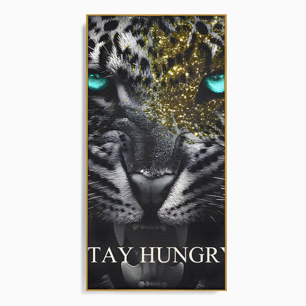 Tablou Canvas Premium LuxCanva® C1125, Scary Lion , Culori, Regele Junglei, Mesaj Motivational, Living Room, Bar, Relaxare, Culori Vibrante