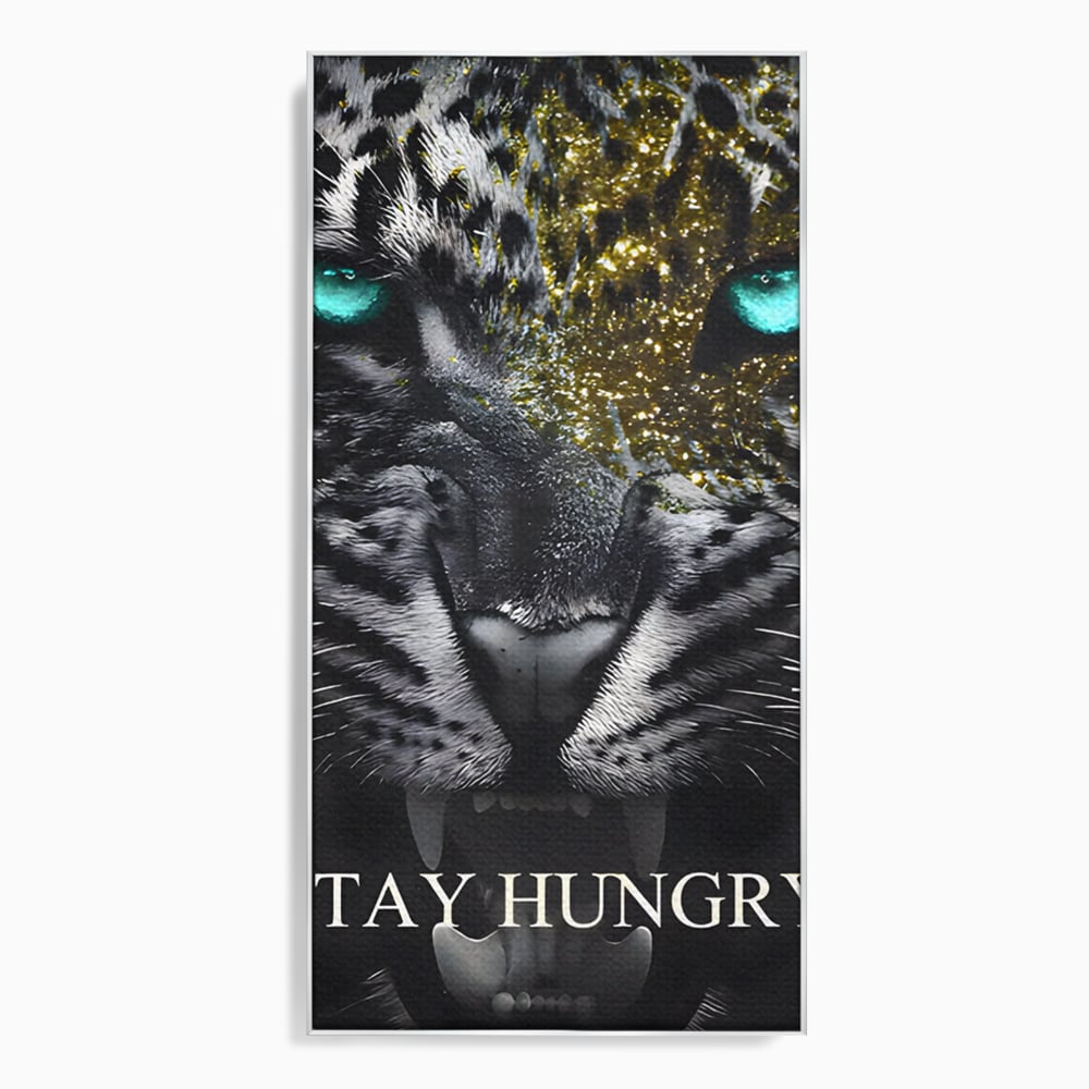 Tablou Canvas Premium LuxCanva® C1125, Scary Lion , Culori, Regele Junglei, Mesaj Motivational, Living Room, Bar, Relaxare, Culori Vibrante