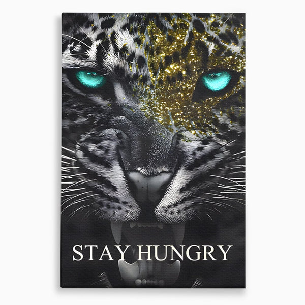 Tablou Canvas Premium LuxCanva® C1125, Scary Lion , Culori, Regele Junglei, Mesaj Motivational, Living Room, Bar, Relaxare, Culori Vibrante