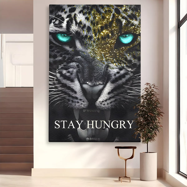 Tablou Canvas Premium LuxCanva® C1125, Scary Lion , Culori, Regele Junglei, Mesaj Motivational, Living Room, Bar, Relaxare, Culori Vibrante