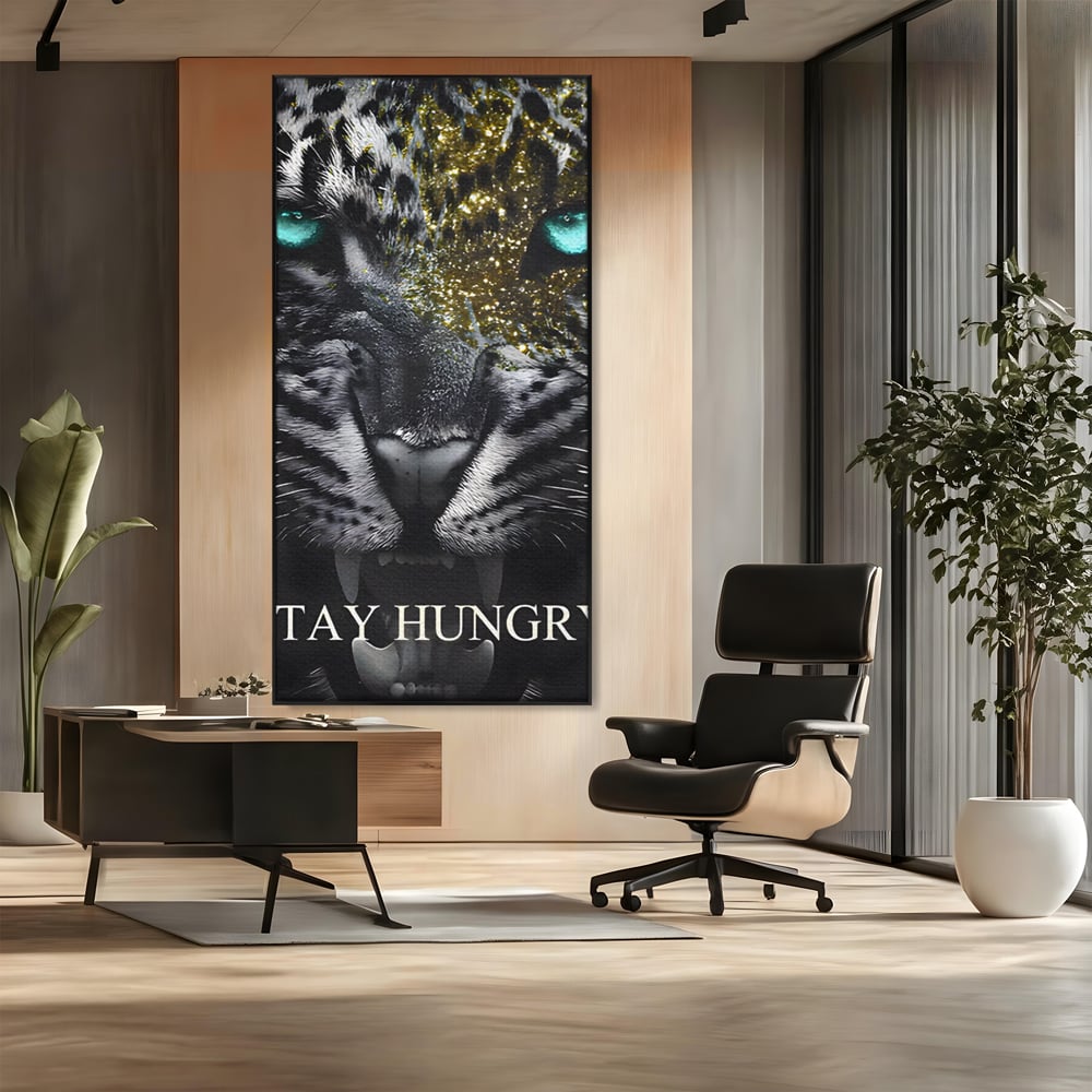 Tablou Canvas Premium LuxCanva® C1125, Scary Lion , Culori, Regele Junglei, Mesaj Motivational, Living Room, Bar, Relaxare, Culori Vibrante