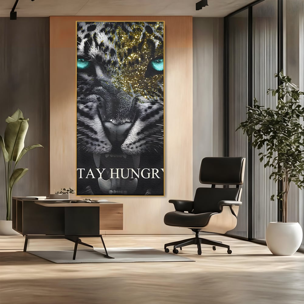 Tablou Canvas Premium LuxCanva® C1125, Scary Lion , Culori, Regele Junglei, Mesaj Motivational, Living Room, Bar, Relaxare, Culori Vibrante