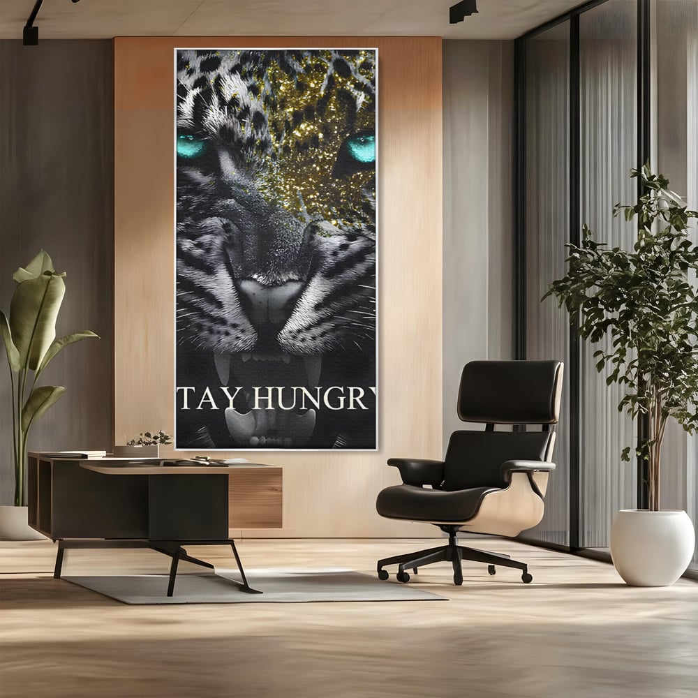 Tablou Canvas Premium LuxCanva® C1125, Scary Lion , Culori, Regele Junglei, Mesaj Motivational, Living Room, Bar, Relaxare, Culori Vibrante