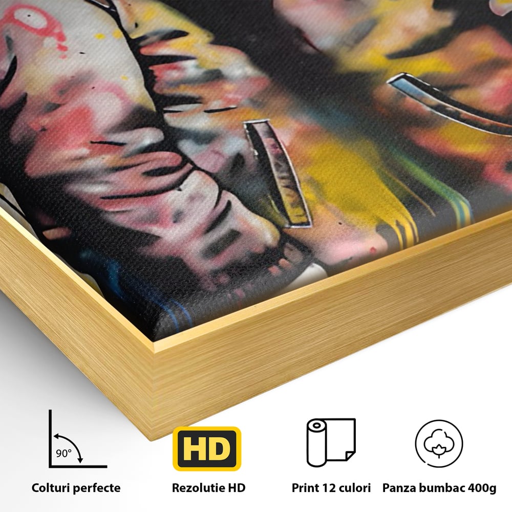 Tablou Canvas Premium LuxCanva® C1127, Inocenta Copiilor , Culori, Dragoste, Sentimente Pure, Living Room, Bar, Relaxare, Culori Vibrante