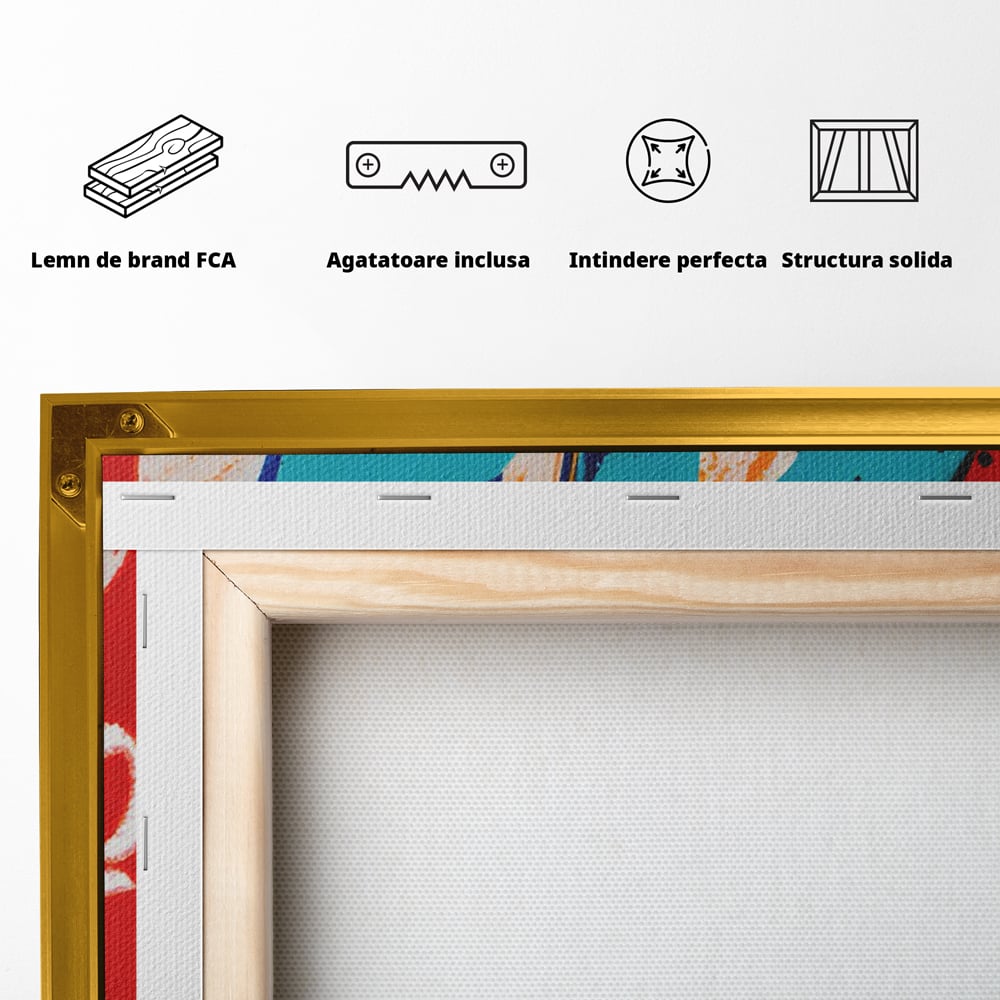 LuxCanva Premium-Leinwandkunst® C1129, Das Zeichen der Macht , Farben, Dollarzeichen, Warhol, Pop Art, Wohnzimmer, Bar, entspannend, kräftige Farben
