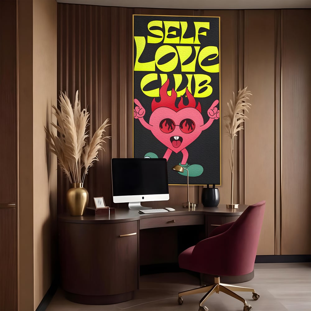 Tablou Canvas Premium LuxCanva® C1136, Happy Dancing Heart , Culori, Joy, Party, Happinness, Living Room, Bar, Relaxare, Culori Vibrante
