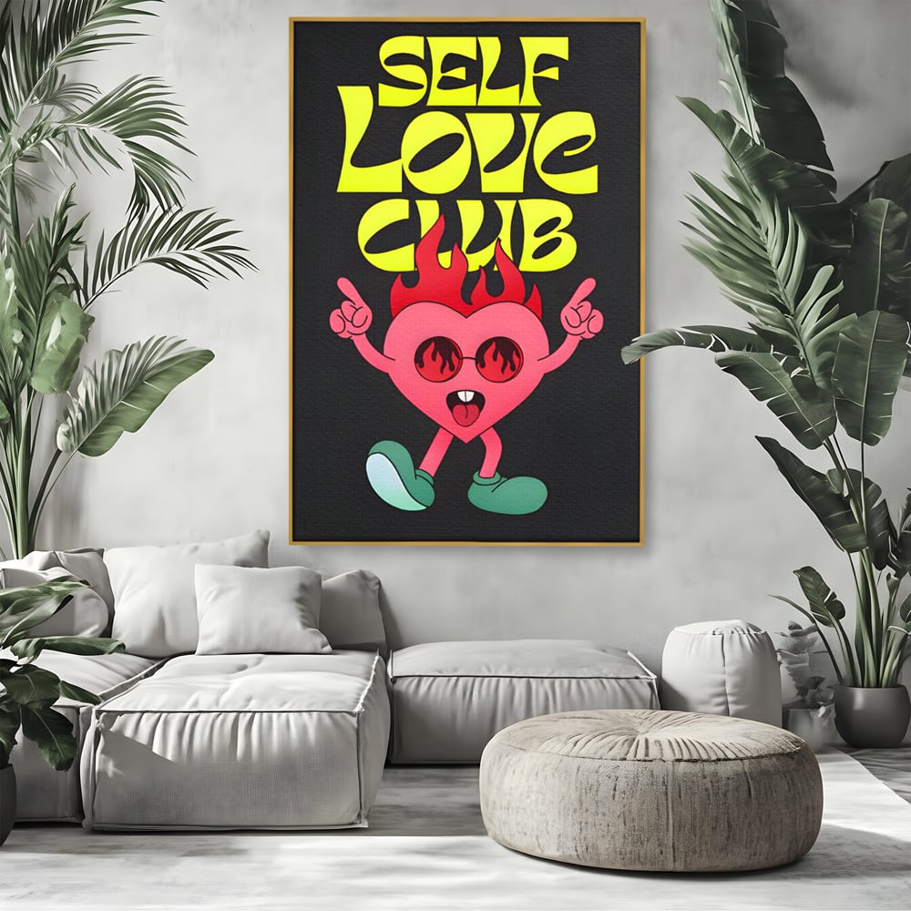 Tablou Canvas Premium LuxCanva® C1136, Happy Dancing Heart , Culori, Joy, Party, Happinness, Living Room, Bar, Relaxare, Culori Vibrante