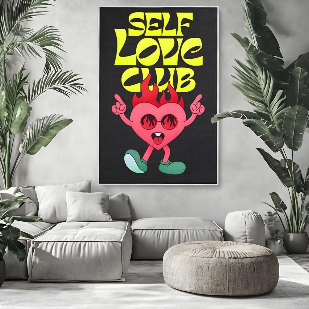 Tablou Canvas Premium LuxCanva® C1136, Happy Dancing Heart , Culori, Joy, Party, Happinness, Living Room, Bar, Relaxare, Culori Vibrante