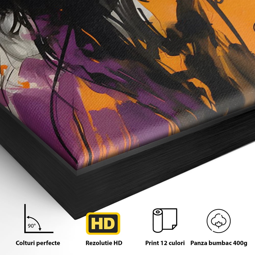 Tablou Canvas Premium LuxCanva® C1141, Classy Lady , Culori, Fashion, Beauty, Living Room, Bar, Relaxare, Culori Vibrante