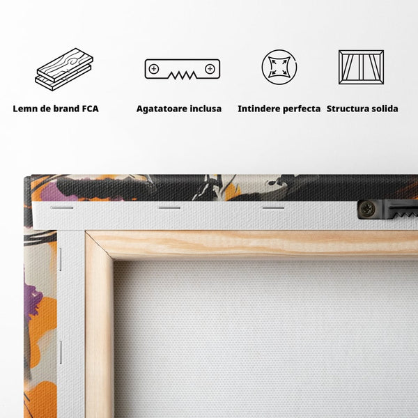 Tablou Canvas Premium LuxCanva® C1141, Classy Lady , Culori, Fashion, Beauty, Living Room, Bar, Relaxare, Culori Vibrante