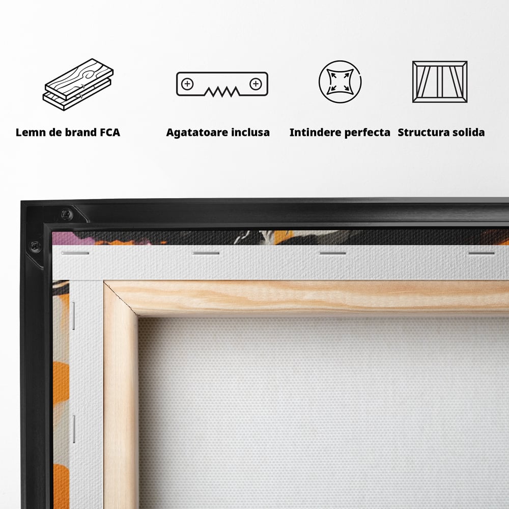 Tablou Canvas Premium LuxCanva® C1141, Classy Lady , Culori, Fashion, Beauty, Living Room, Bar, Relaxare, Culori Vibrante