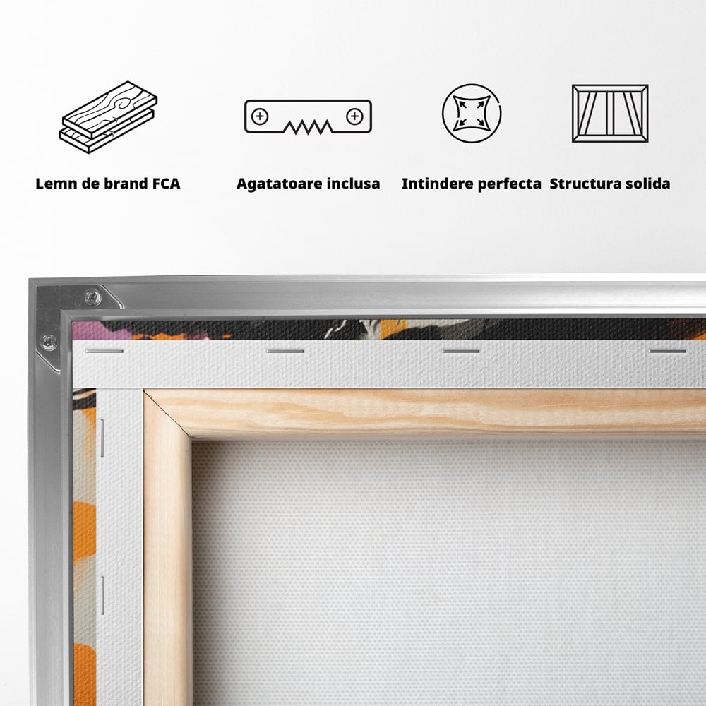 Tablou Canvas Premium LuxCanva® C1141, Classy Lady , Culori, Fashion, Beauty, Living Room, Bar, Relaxare, Culori Vibrante
