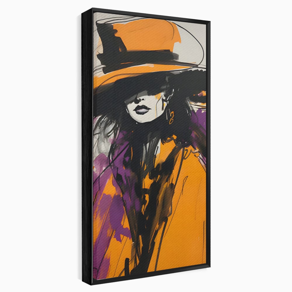 Tablou Canvas Premium LuxCanva® C1141, Classy Lady , Culori, Fashion, Beauty, Living Room, Bar, Relaxare, Culori Vibrante