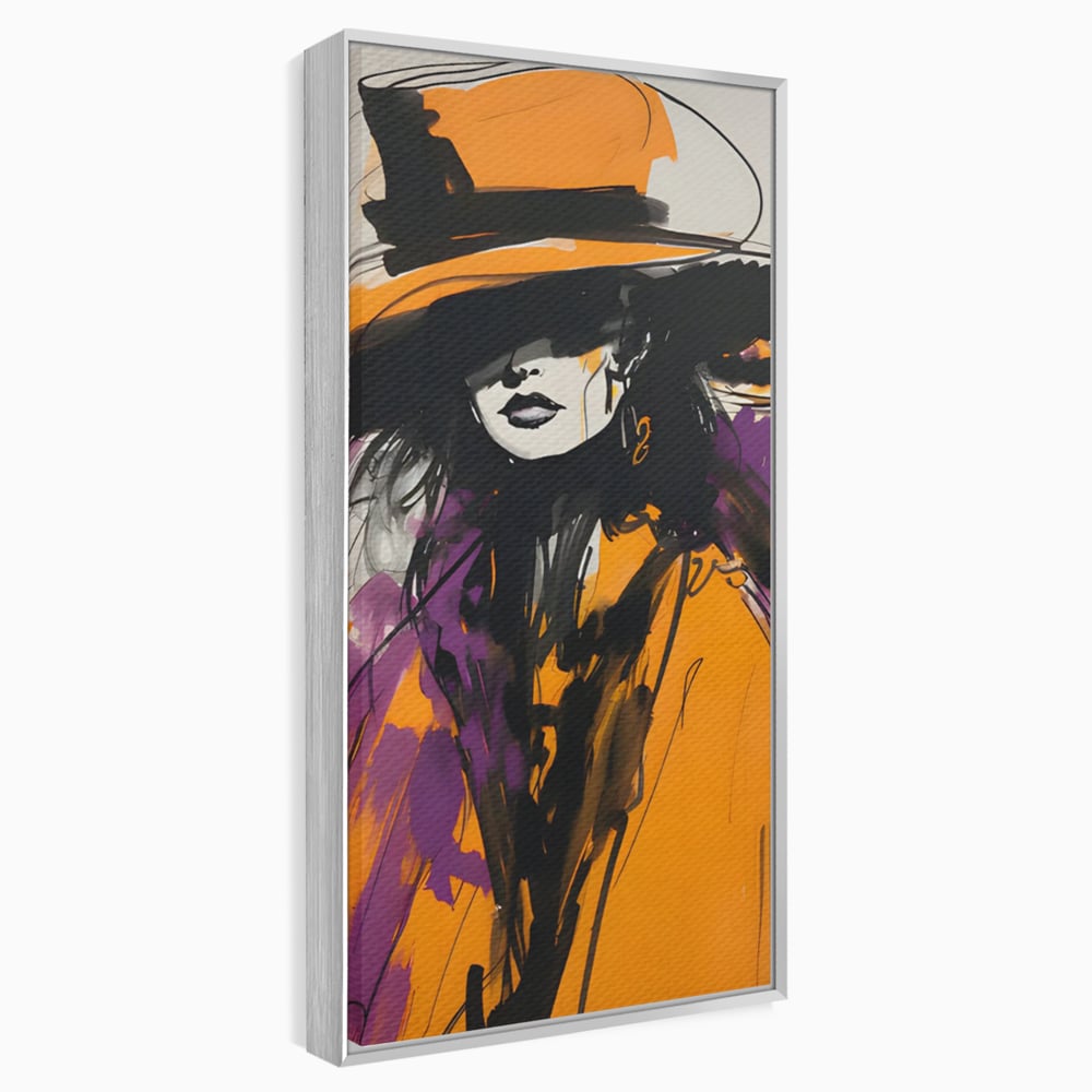 Tablou Canvas Premium LuxCanva® C1141, Classy Lady , Culori, Fashion, Beauty, Living Room, Bar, Relaxare, Culori Vibrante