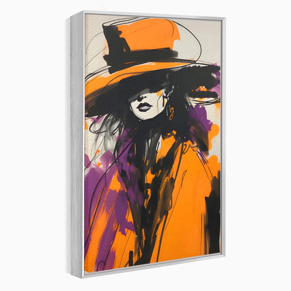 Tablou Canvas Premium LuxCanva® C1141, Classy Lady , Culori, Fashion, Beauty, Living Room, Bar, Relaxare, Culori Vibrante