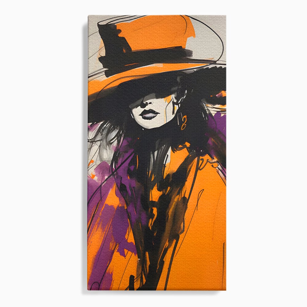 Tablou Canvas Premium LuxCanva® C1141, Classy Lady , Culori, Fashion, Beauty, Living Room, Bar, Relaxare, Culori Vibrante