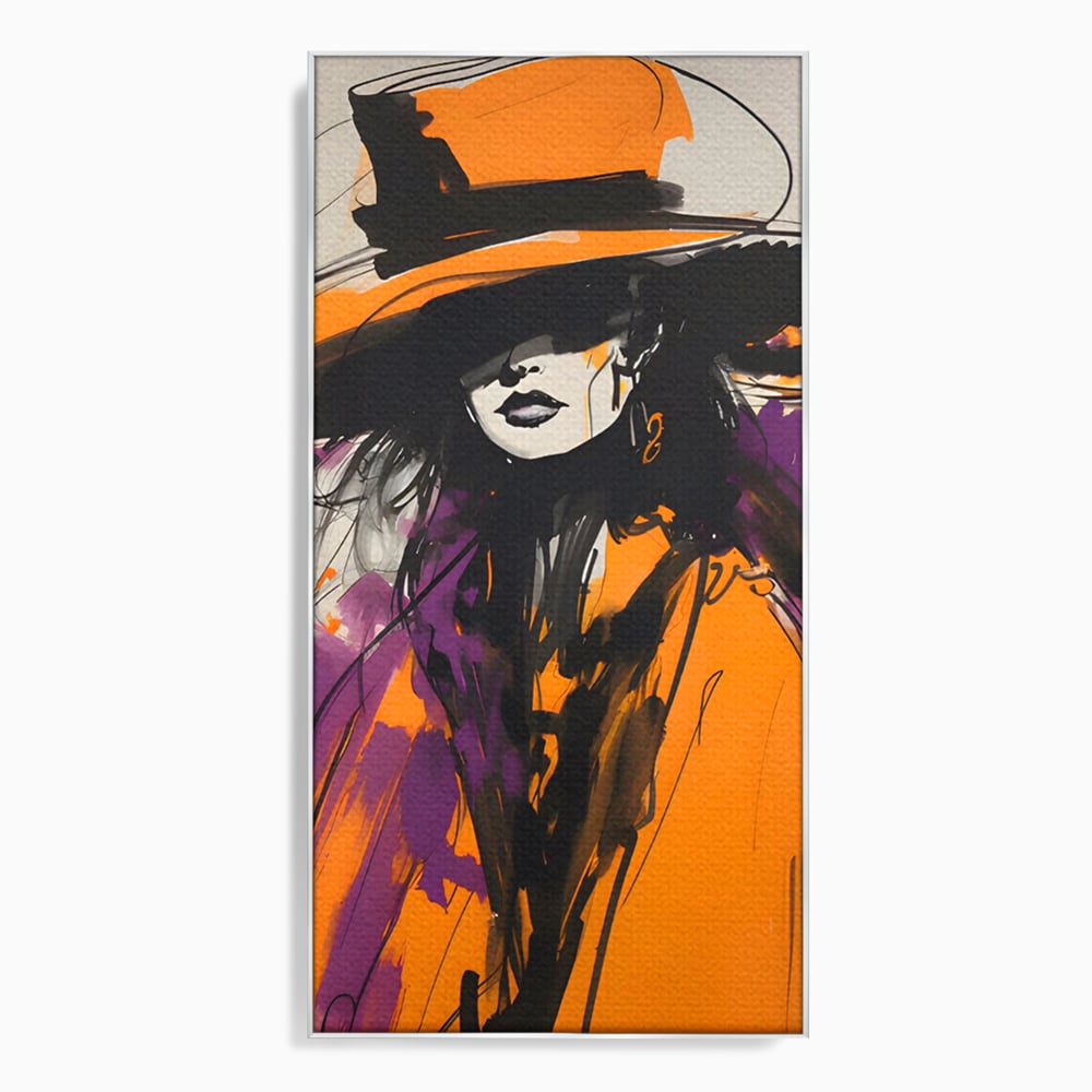 Tablou Canvas Premium LuxCanva® C1141, Classy Lady , Culori, Fashion, Beauty, Living Room, Bar, Relaxare, Culori Vibrante