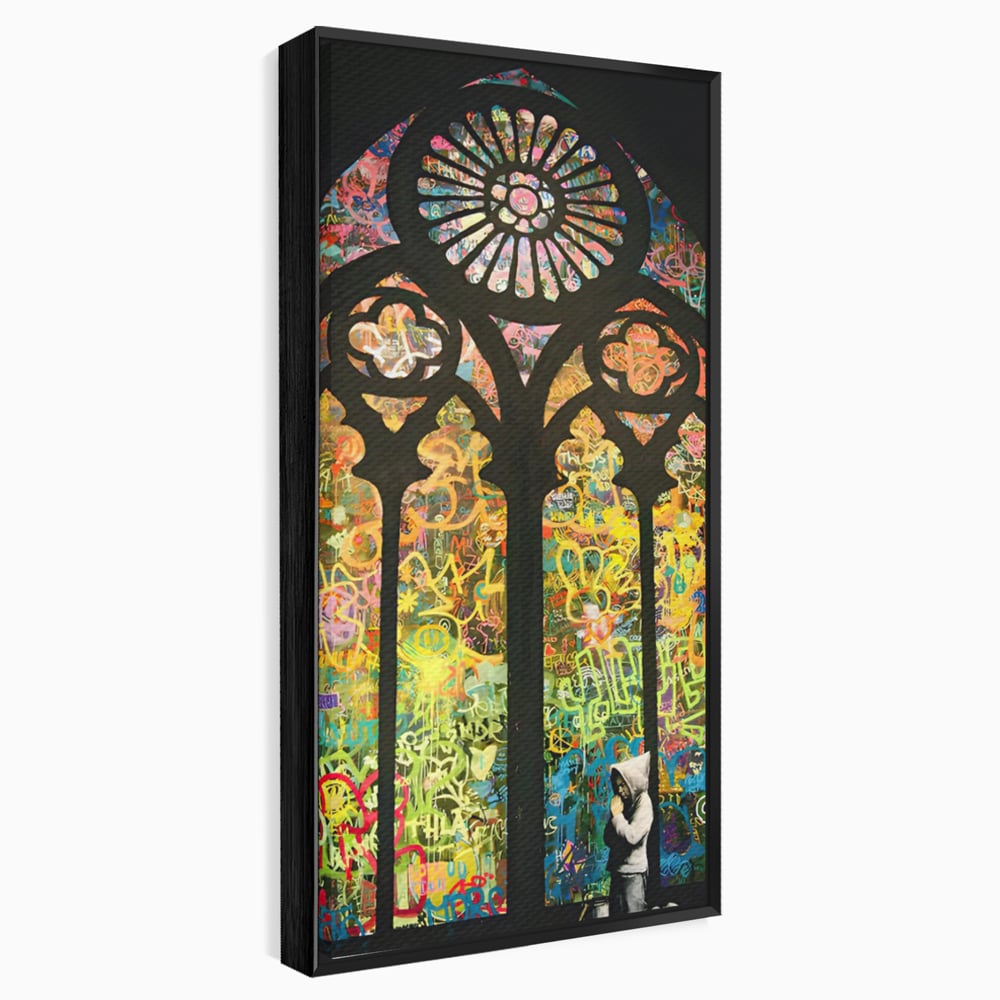 Tablou Canvas Premium LuxCanva® C1143, Believe , Culori, Pray, God, Divine, Living Room, Relaxare, Culori Vibrante
