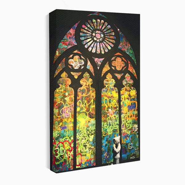 Tablou Canvas Premium LuxCanva® C1143, Believe , Culori, Pray, God, Divine, Living Room, Relaxare, Culori Vibrante