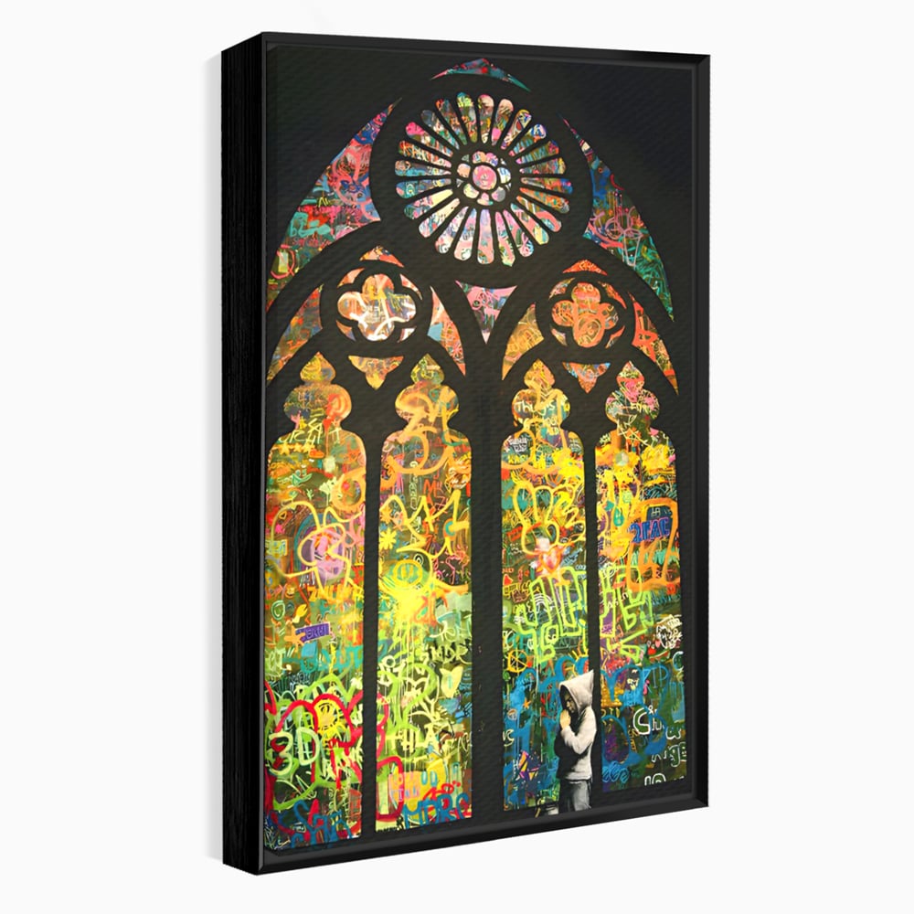 Tablou Canvas Premium LuxCanva® C1143, Believe , Culori, Pray, God, Divine, Living Room, Relaxare, Culori Vibrante