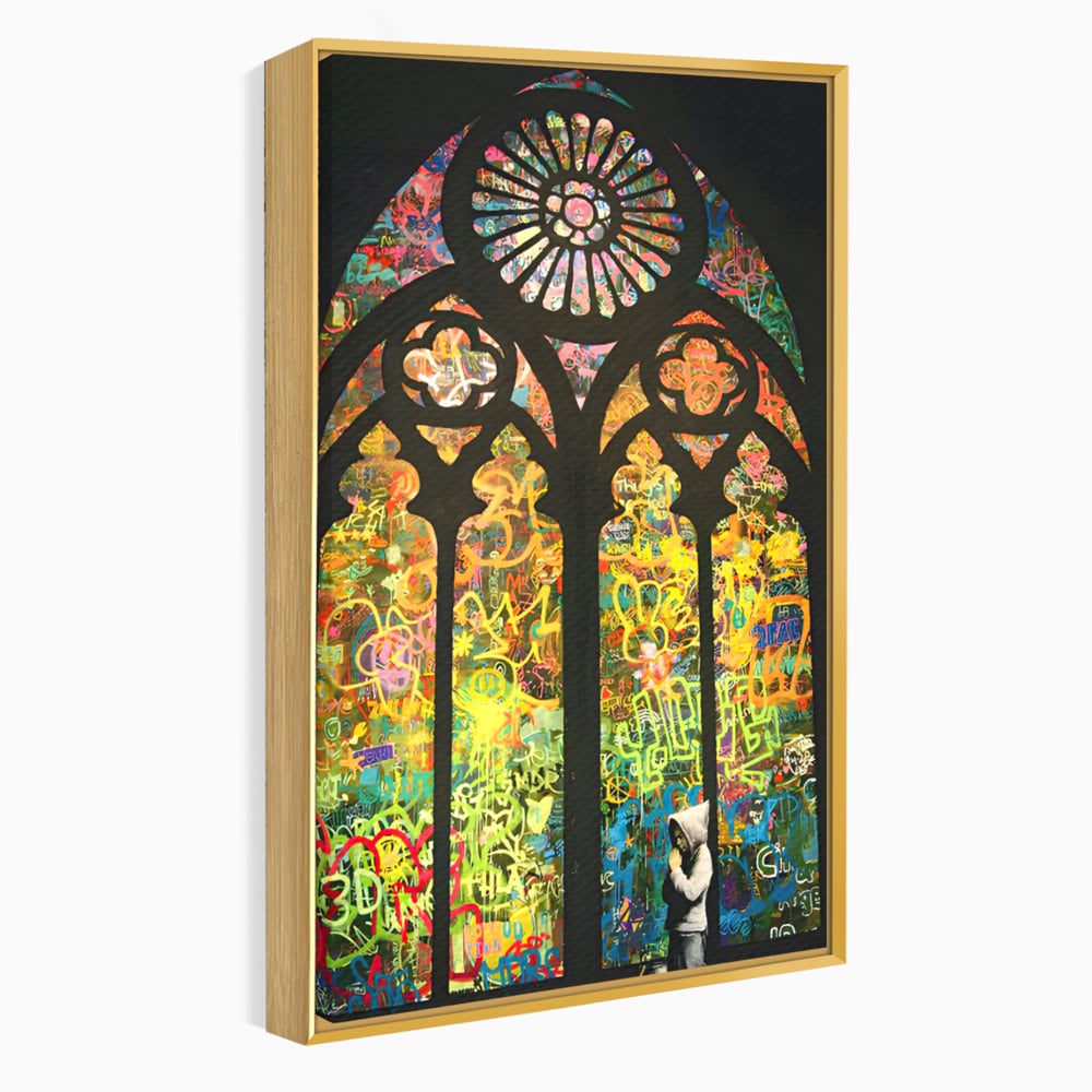 Tablou Canvas Premium LuxCanva® C1143, Believe , Culori, Pray, God, Divine, Living Room, Relaxare, Culori Vibrante