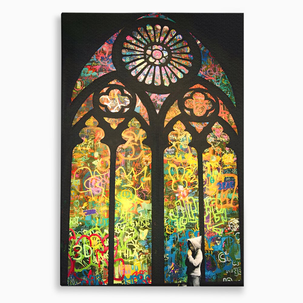 Tablou Canvas Premium LuxCanva® C1143, Believe , Culori, Pray, God, Divine, Living Room, Relaxare, Culori Vibrante