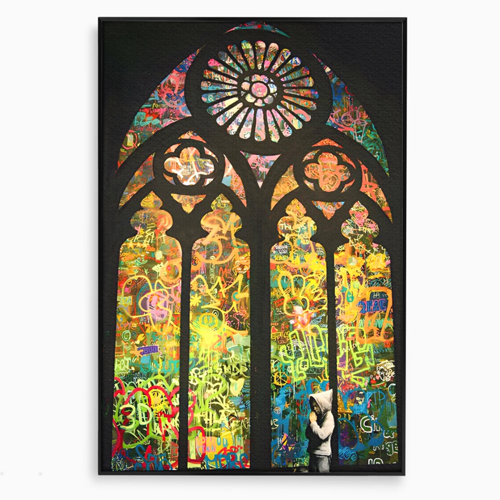 Tablou Canvas Premium LuxCanva® C1143, Believe , Culori, Pray, God, Divine, Living Room, Relaxare, Culori Vibrante