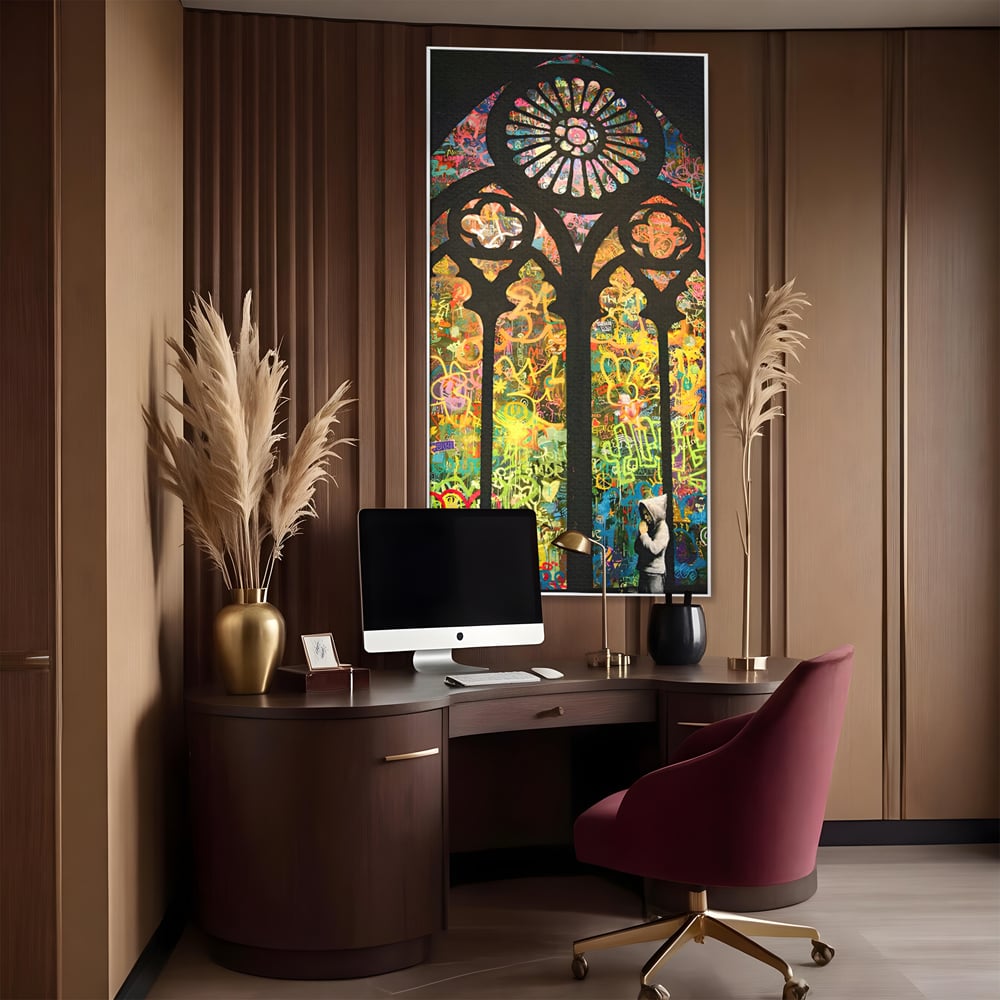 Tablou Canvas Premium LuxCanva® C1143, Believe , Culori, Pray, God, Divine, Living Room, Relaxare, Culori Vibrante