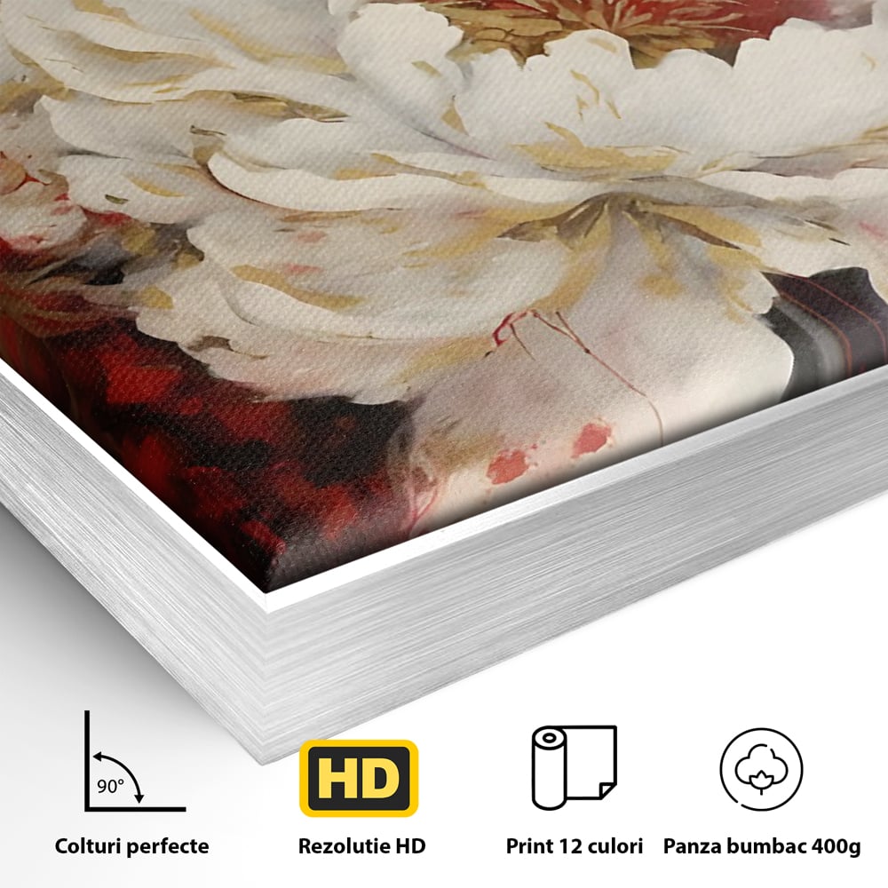 Tablou Canvas Premium LuxCanva® C1147, Frumusetea Florilor , Culori, Plante, Natura, Orhidee, Living Room, Relaxare, Culori Vibrante