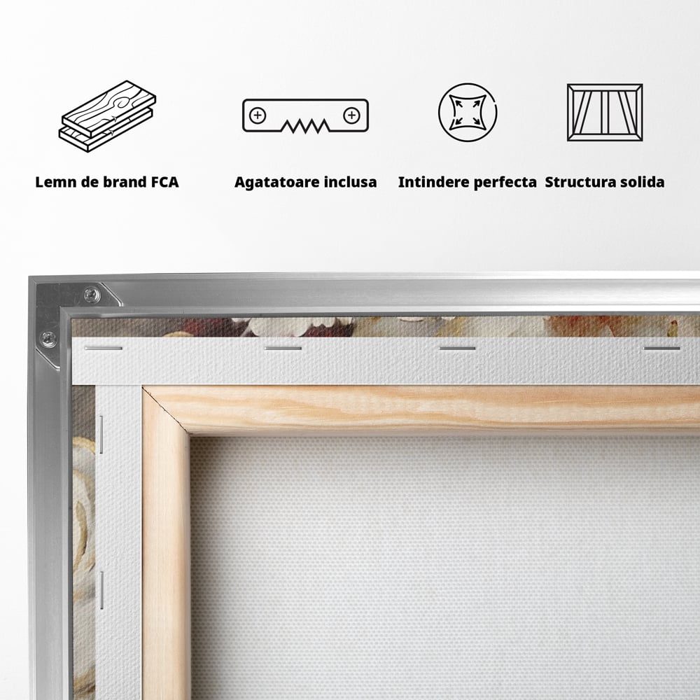 Tablou Canvas Premium LuxCanva® C1147, Frumusetea Florilor , Culori, Plante, Natura, Orhidee, Living Room, Relaxare, Culori Vibrante