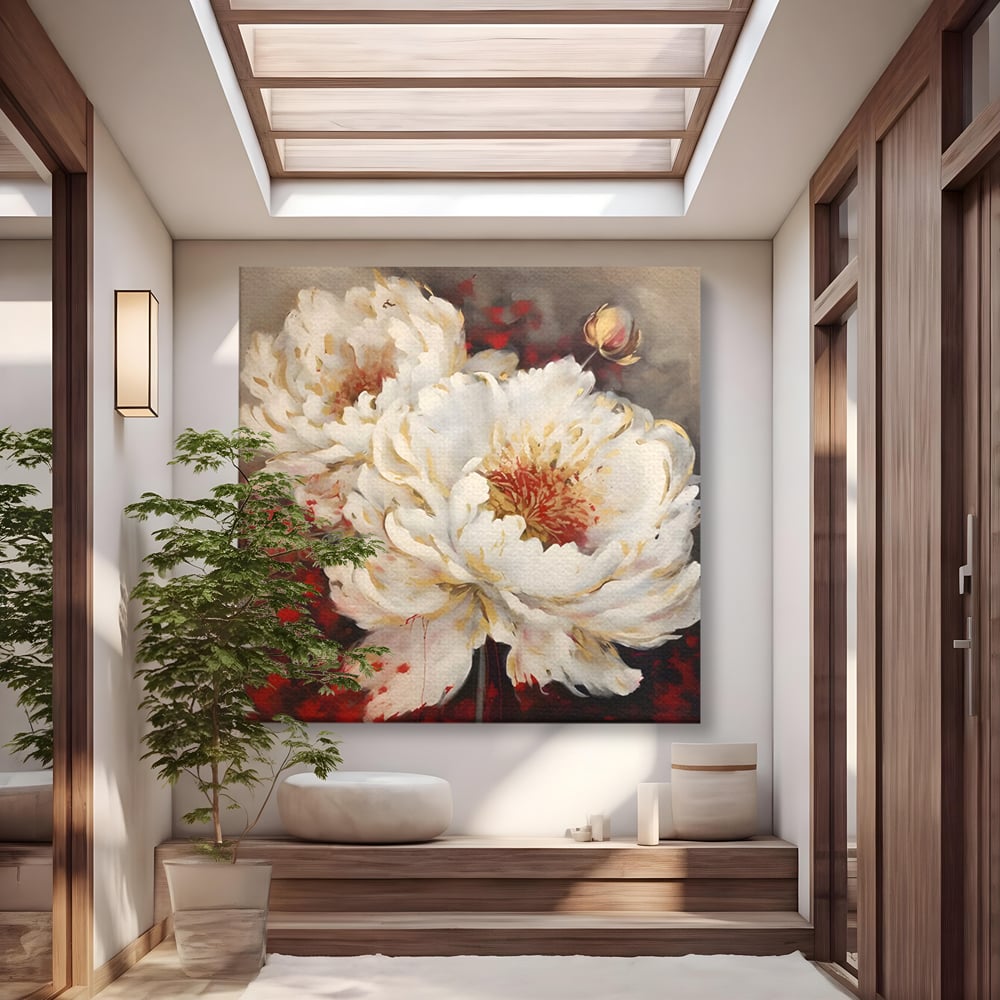 Tablou Canvas Premium LuxCanva® C1147, Frumusetea Florilor , Culori, Plante, Natura, Orhidee, Living Room, Relaxare, Culori Vibrante