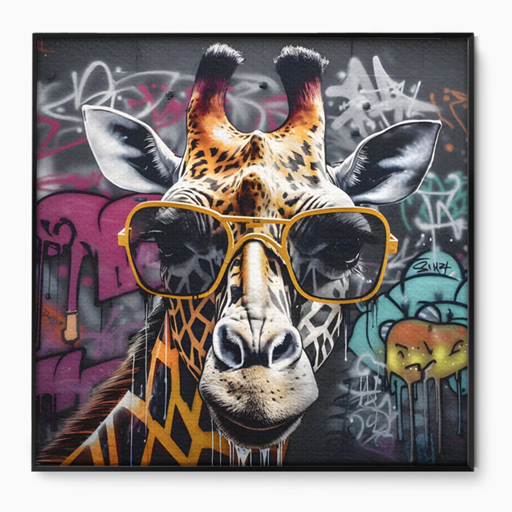 Tablou Canvas Premium LuxCanva® C1149, Safari Fashion , Culori, Plante, Natura, Moda, Animale, Living Room, Relaxare, Culori Vibrante