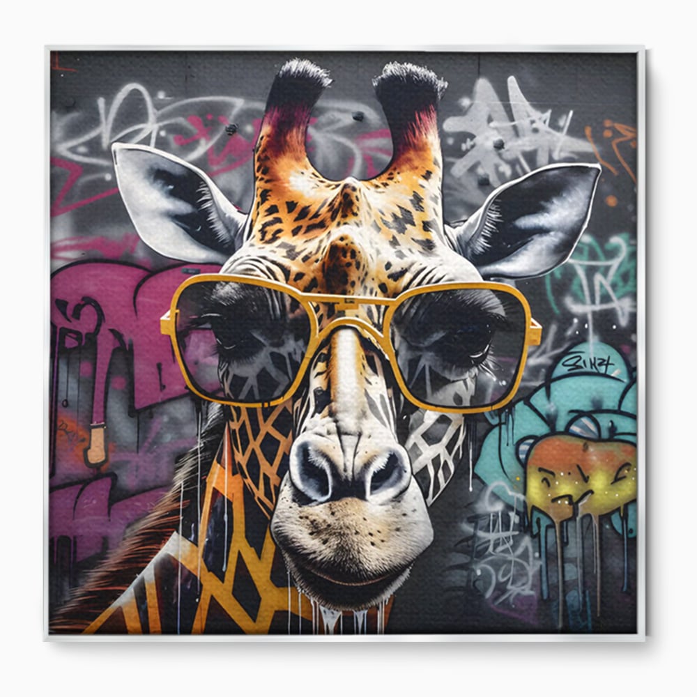 Tablou Canvas Premium LuxCanva® C1149, Safari Fashion , Culori, Plante, Natura, Moda, Animale, Living Room, Relaxare, Culori Vibrante