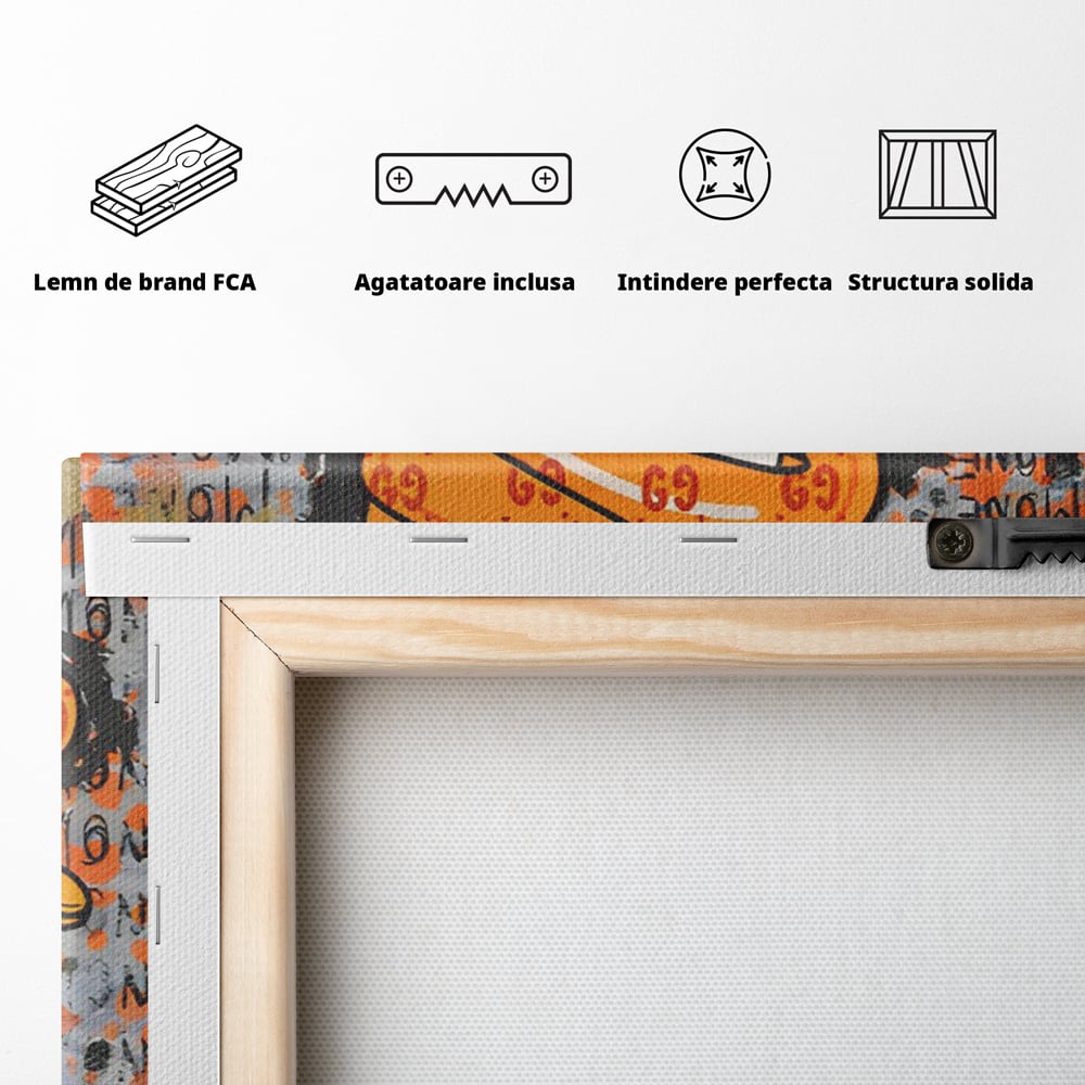 Leinwand Premium Canvas Wandkunst, LuxCanva® C1150, Donald Counting Money, Farben, Cartoon, glücklich, glücklich, Geld, Wohnzimmer, entspannend, lebendige Farben