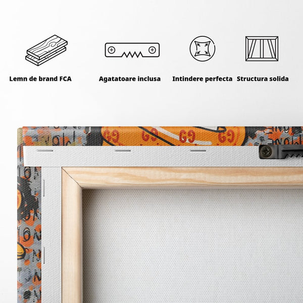 Leinwand Premium Canvas Wandkunst, LuxCanva® C1150, Donald Counting Money, Farben, Cartoon, glücklich, glücklich, Geld, Wohnzimmer, entspannend, lebendige Farben