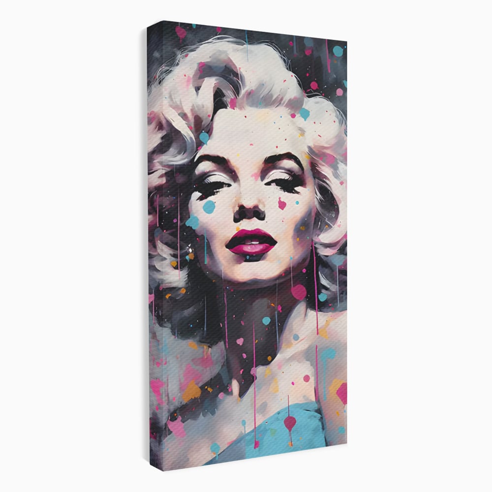 Tablou Canvas Premium, LuxCanva® C1159, Sexy Marilyn Monroe, Culori, Icon, Diva, Beautiful, Living Room, Relaxare, Culori Vibrante