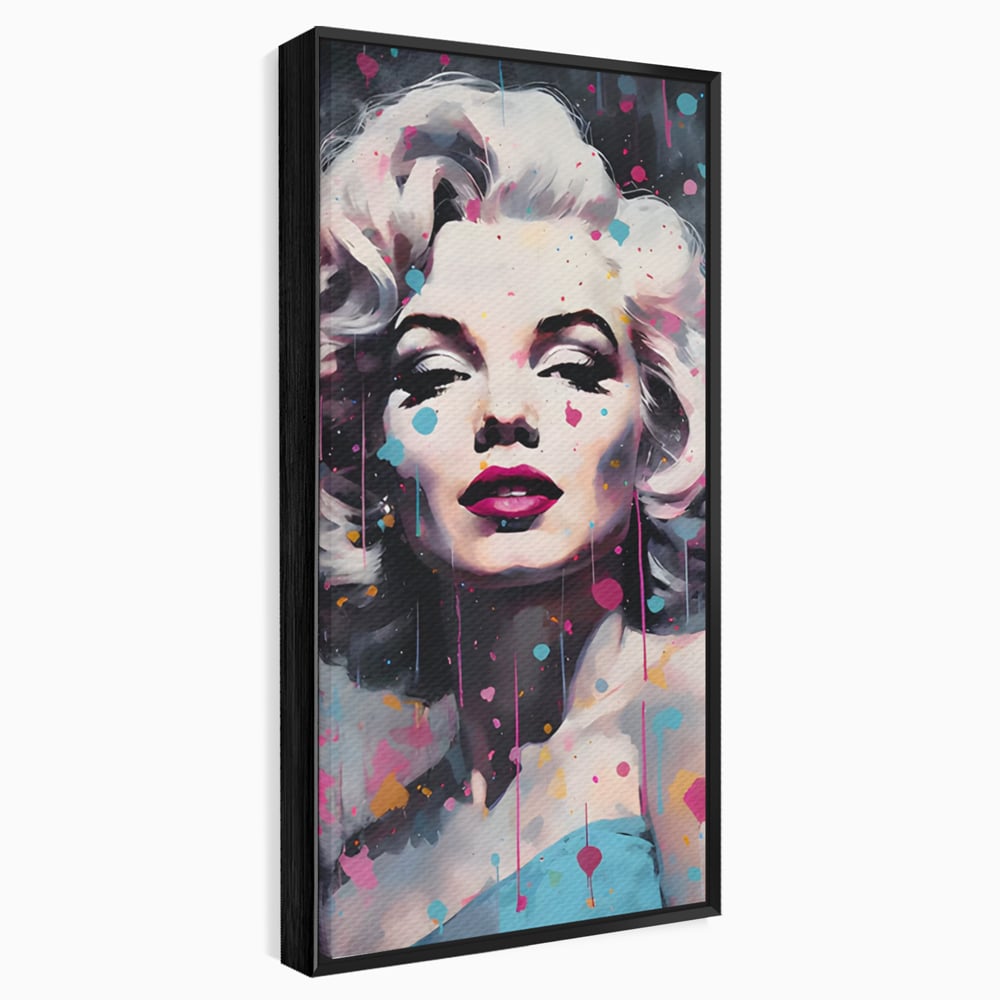 Tablou Canvas Premium, LuxCanva® C1159, Sexy Marilyn Monroe, Culori, Icon, Diva, Beautiful, Living Room, Relaxare, Culori Vibrante