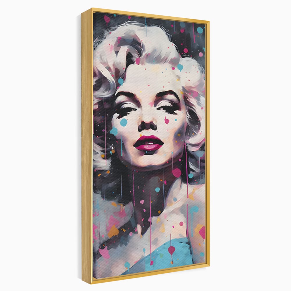 Tablou Canvas Premium, LuxCanva® C1159, Sexy Marilyn Monroe, Culori, Icon, Diva, Beautiful, Living Room, Relaxare, Culori Vibrante
