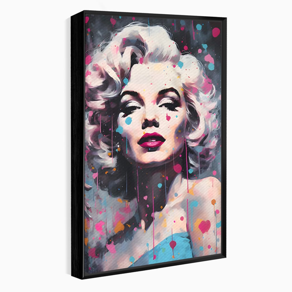 Tablou Canvas Premium, LuxCanva® C1159, Sexy Marilyn Monroe, Culori, Icon, Diva, Beautiful, Living Room, Relaxare, Culori Vibrante