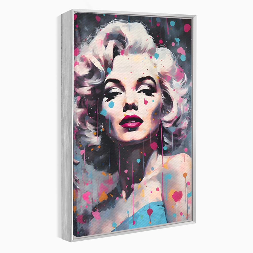 Tablou Canvas Premium, LuxCanva® C1159, Sexy Marilyn Monroe, Culori, Icon, Diva, Beautiful, Living Room, Relaxare, Culori Vibrante