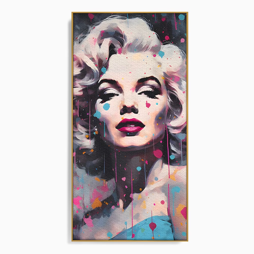 Tablou Canvas Premium, LuxCanva® C1159, Sexy Marilyn Monroe, Culori, Icon, Diva, Beautiful, Living Room, Relaxare, Culori Vibrante