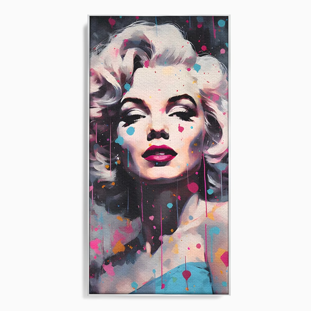 Tablou Canvas Premium, LuxCanva® C1159, Sexy Marilyn Monroe, Culori, Icon, Diva, Beautiful, Living Room, Relaxare, Culori Vibrante