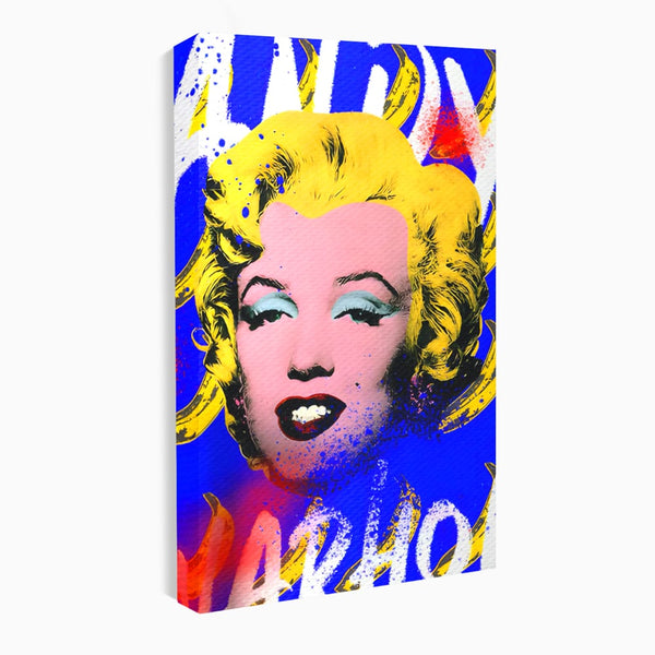 Tablou Canvas Premium LuxCanva® C1163, Andy Warhol Painted Marilyn Monroe , Culori, Icon, Famous Creator, Beautiful, Bar, Relaxare, Culori Vibrante