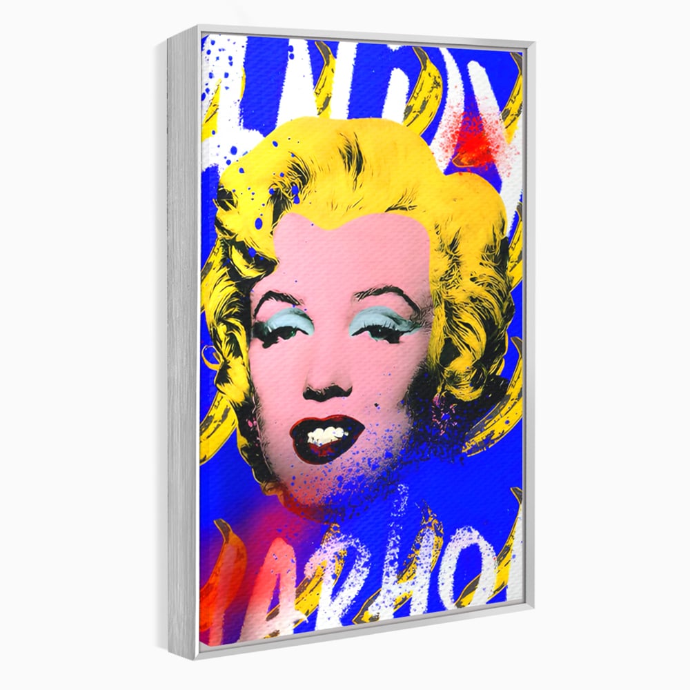 Tablou Canvas Premium LuxCanva® C1163, Andy Warhol Painted Marilyn Monroe , Culori, Icon, Famous Creator, Beautiful, Bar, Relaxare, Culori Vibrante