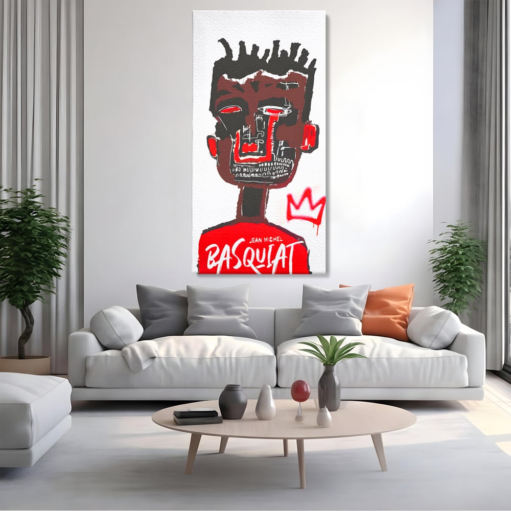 Tablou Canvas Premium LuxCanva® C1165, Abstract Paint By Baquiat , Culori, Different, Human, Bar, Relaxare, Culori Vibrante