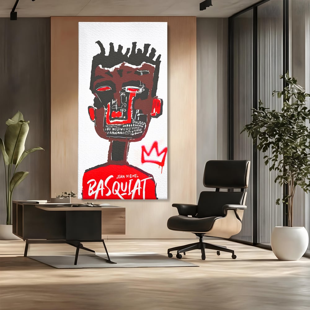 Tablou Canvas Premium LuxCanva® C1165, Abstract Paint By Baquiat , Culori, Different, Human, Bar, Relaxare, Culori Vibrante